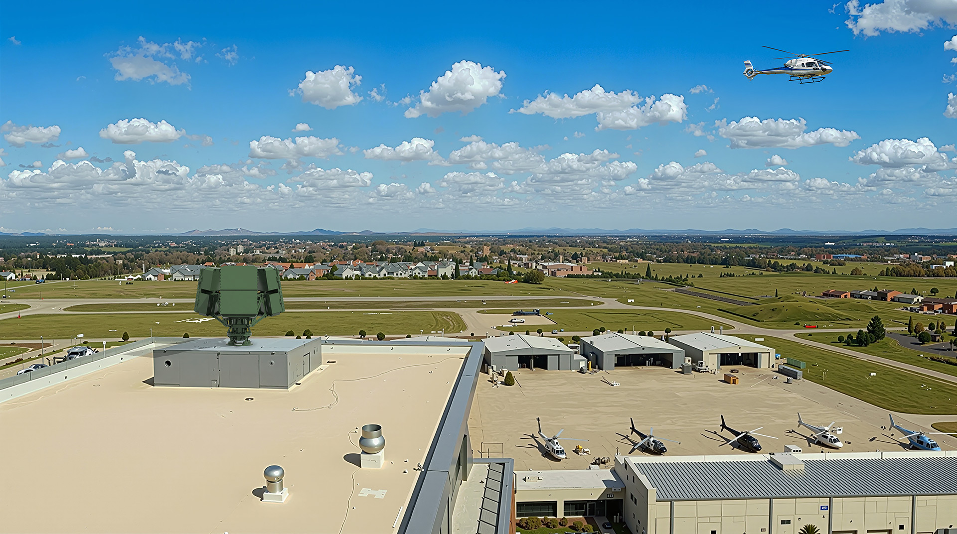 TLS006型低空监视雷达（三面阵）